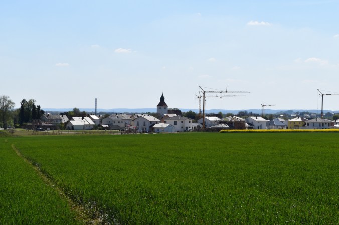 Das Baugebiet "Am Kirchberg". Ein Dorf verändert sich.