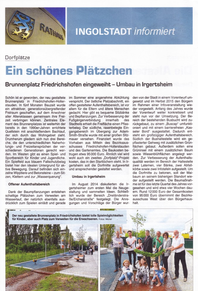 INGOLSTADT informiert (Ausgabe vom 5. August 2016)